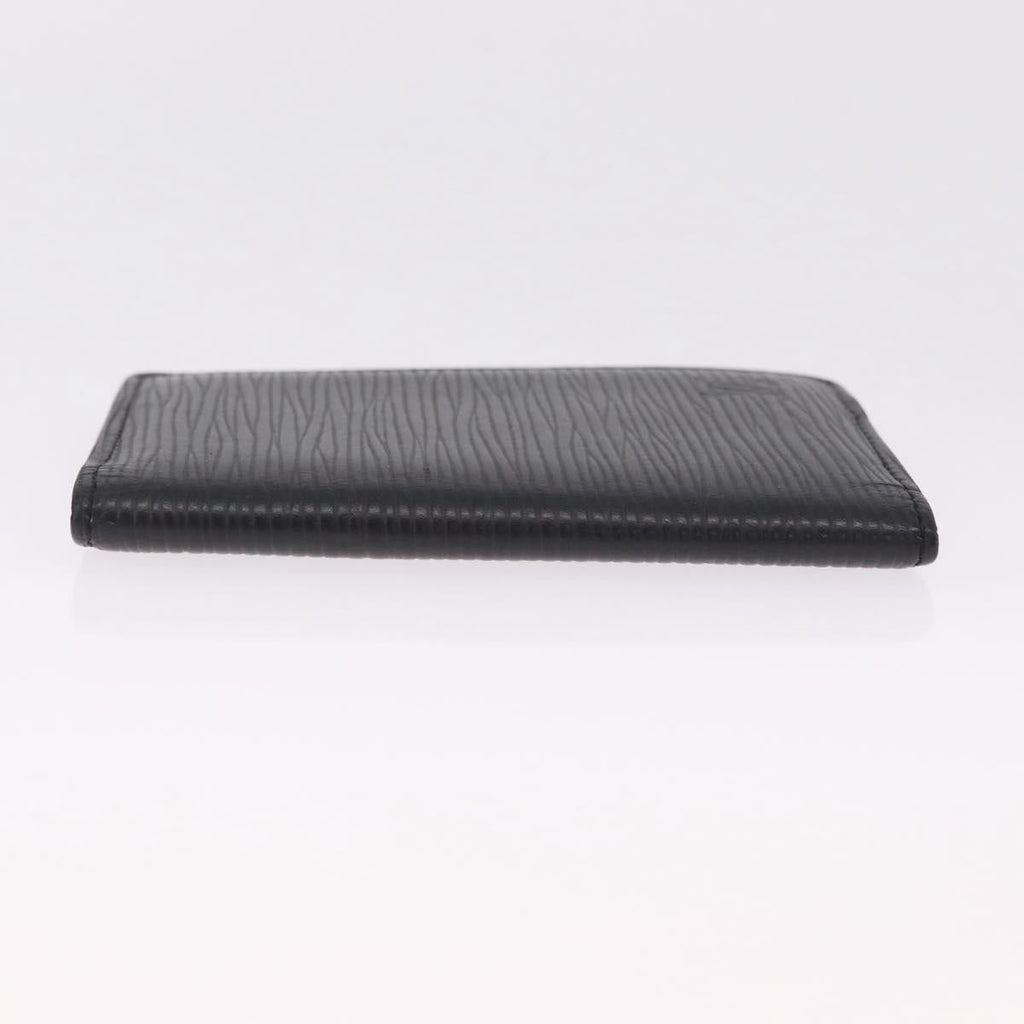 LOUIS VUITTON Epi Organizer Dupoch Card Case Black M63582 LV Auth 212151A