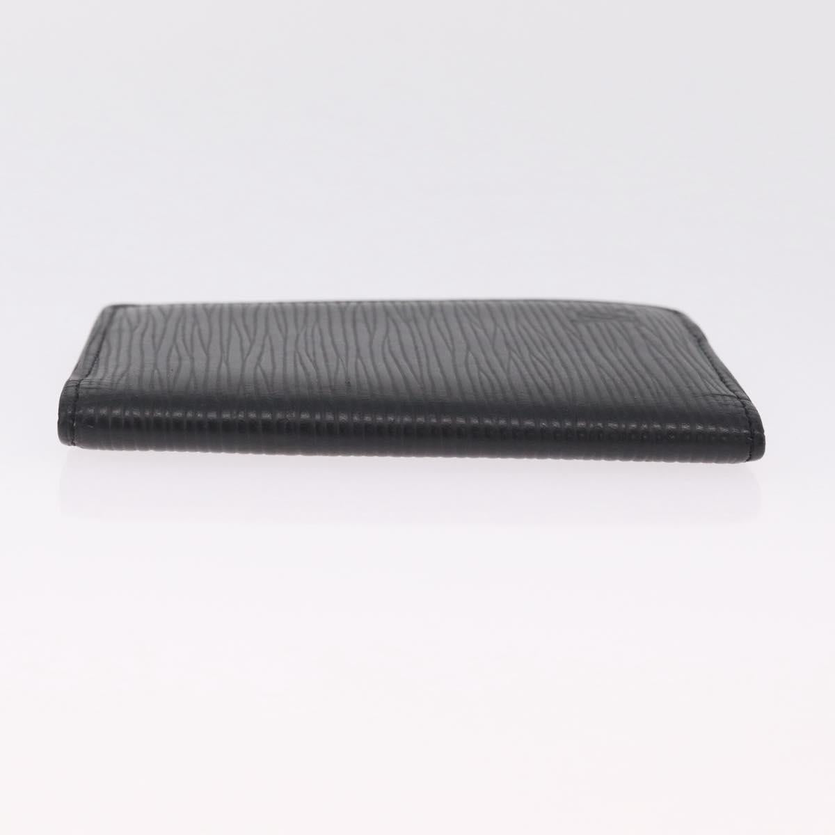 LOUIS VUITTON Epi Organizer Dupoch Card Case Black M63582 LV Auth 212151A