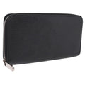 LOUIS VUITTON Epi Zippy Wallet Long Wallet Black M64838 LV Auth 212154V