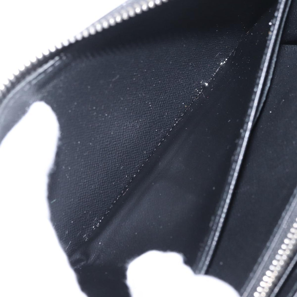 LOUIS VUITTON Epi Zippy Wallet Long Wallet Black M64838 LV Auth 212154V