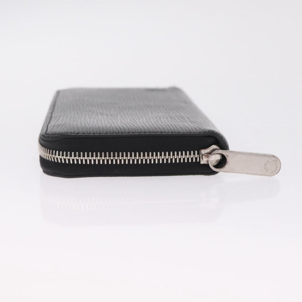 LOUIS VUITTON Epi Zippy Wallet Long Wallet Black M64838 LV Auth 212154V