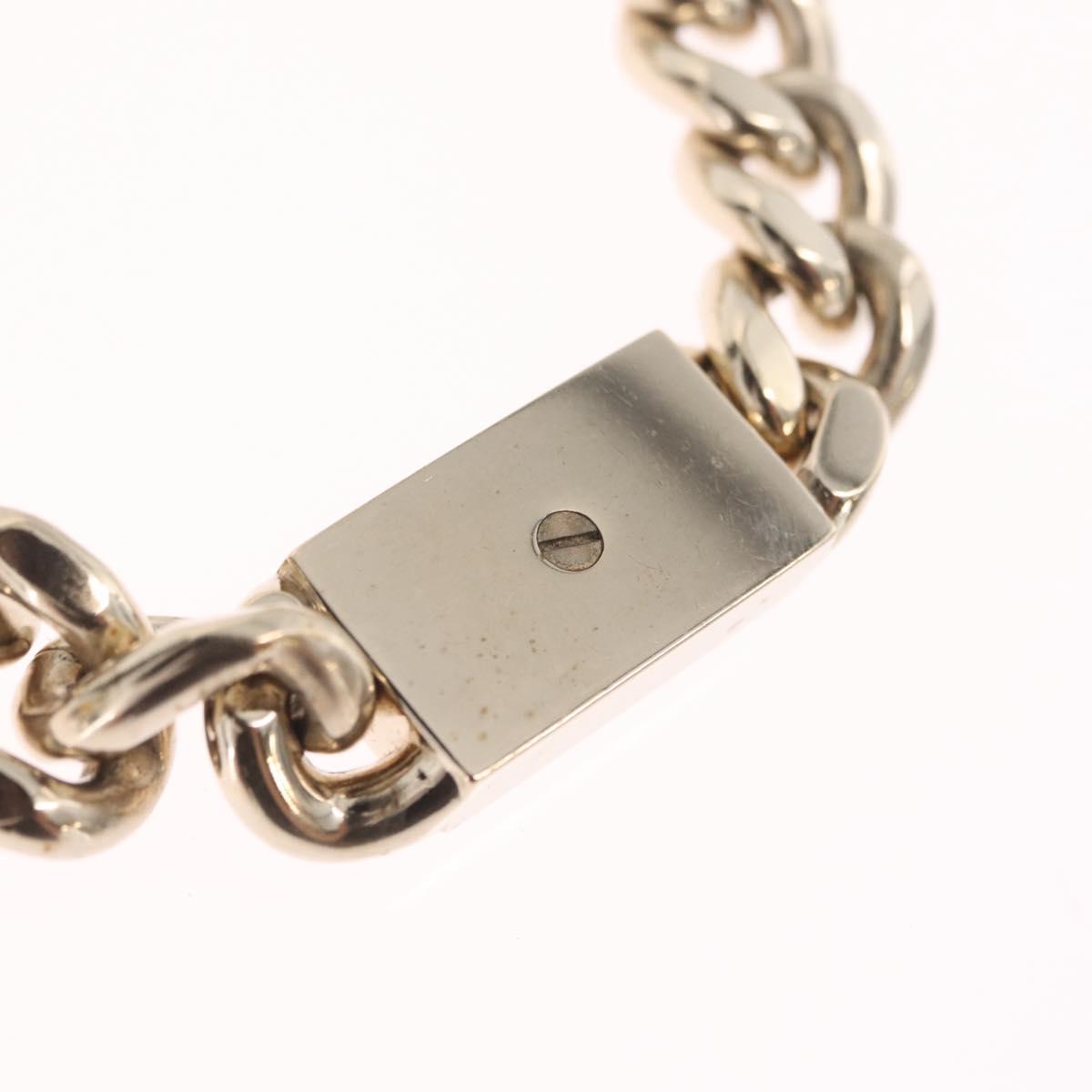 CHANEL Bracelet Metal Champagne Gold CC Auth 212168M