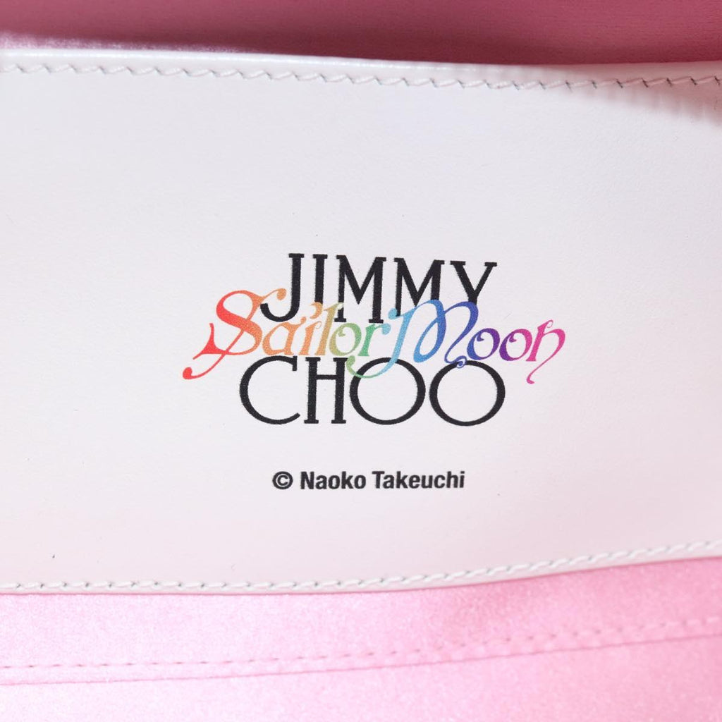 Jimmy Choo x Sailor Moon Sailor Guardians Phone Case Leather White Auth 212460SM
