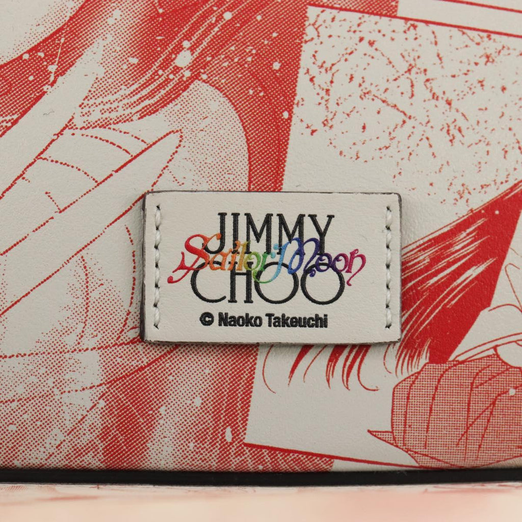 Jimmy Choo x Sailor Moon Sailor Mars Vanity Avenue Bag Leather Auth 212462SM