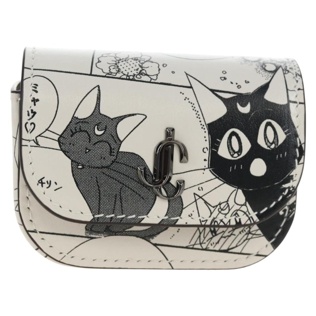 Jimmy Choo x Sailor Moon Luna Artemis Diana AirPods Case Leather Auth 212465SM