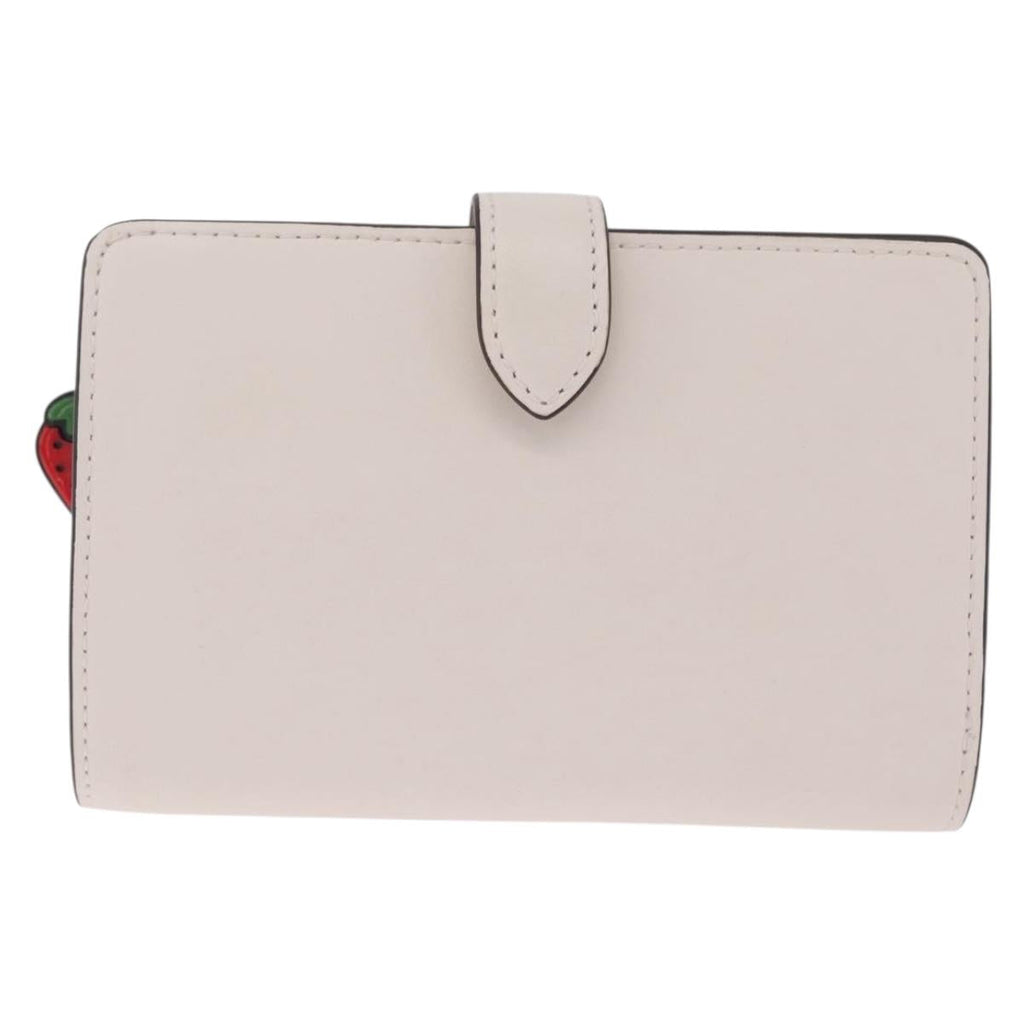 kate spade x Sanrio My Melody Kitty Kuromi Wallet Leather White Auth 212731M
