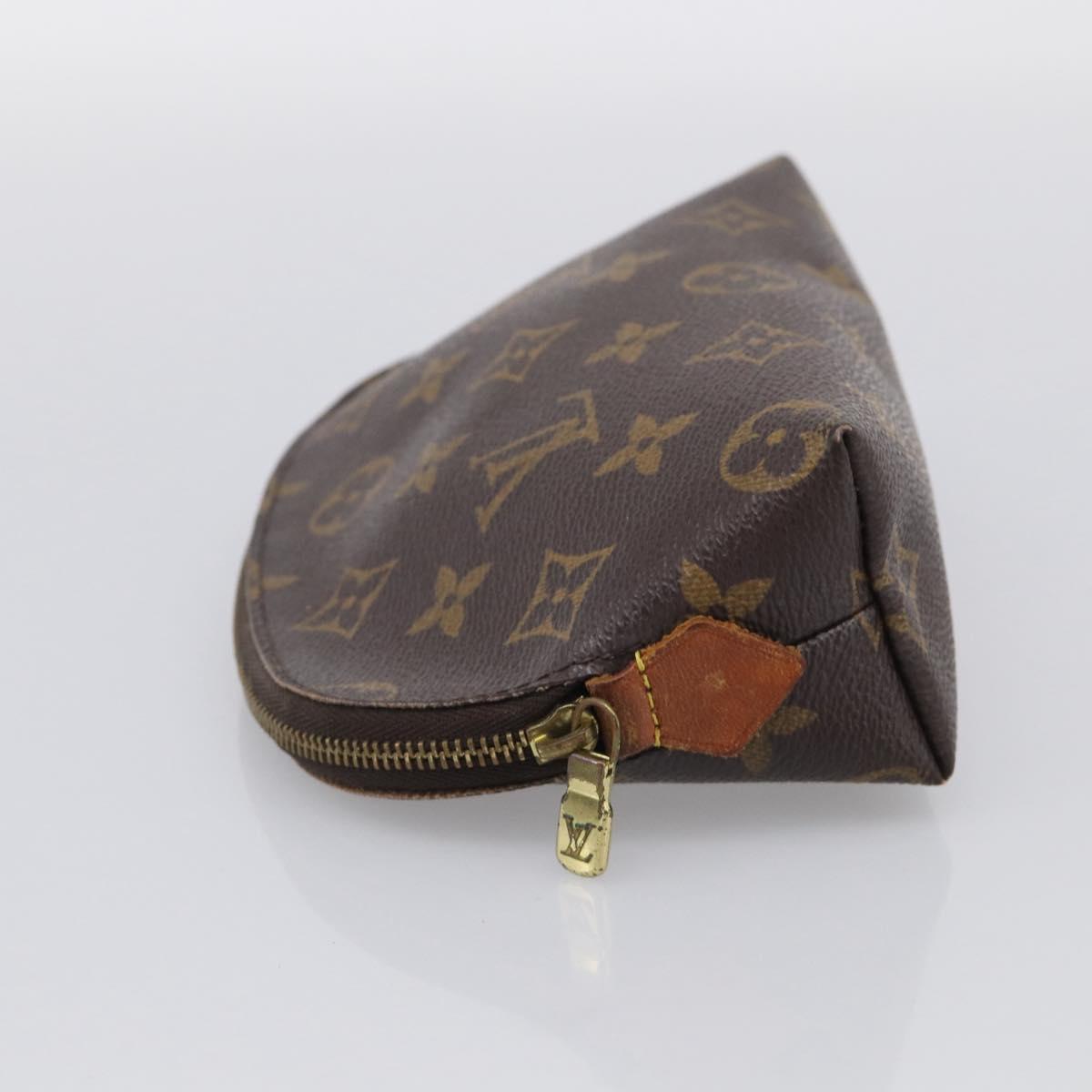 LOUIS VUITTON Monogram Pochette Cosmetic PM Pouch 3 Set M43998 LV Auth 212931