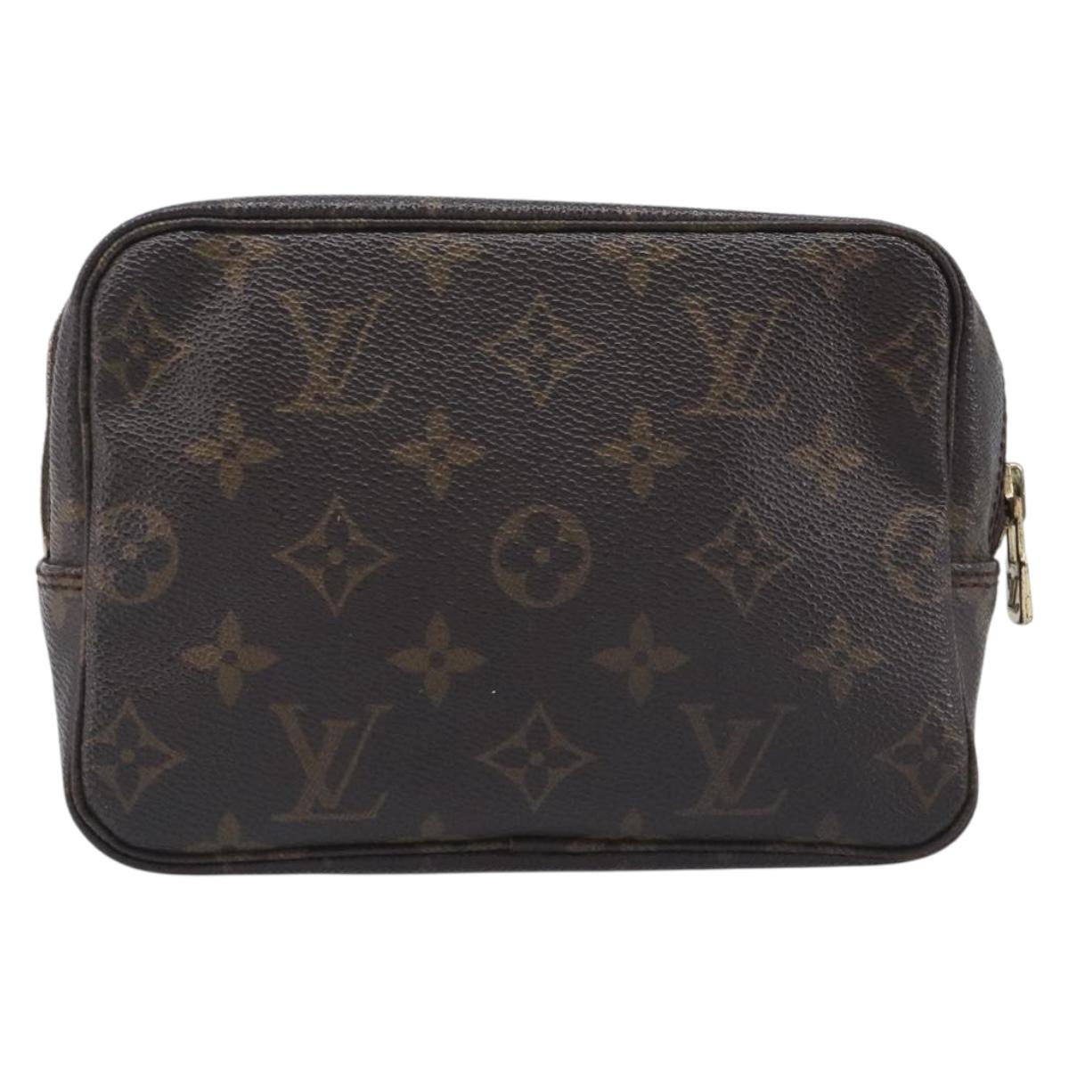 LOUIS VUITTON Monogram Trousse Toilette 18 Pouch M47526 LV Auth 212937