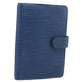 LOUIS VUITTON Epi Agenda PM Day Planner Cover Blue R20055 LV Auth 212953