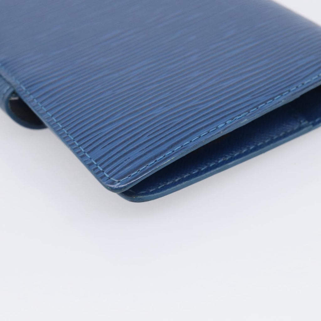 LOUIS VUITTON Epi Agenda PM Day Planner Cover Blue R20055 LV Auth 212953