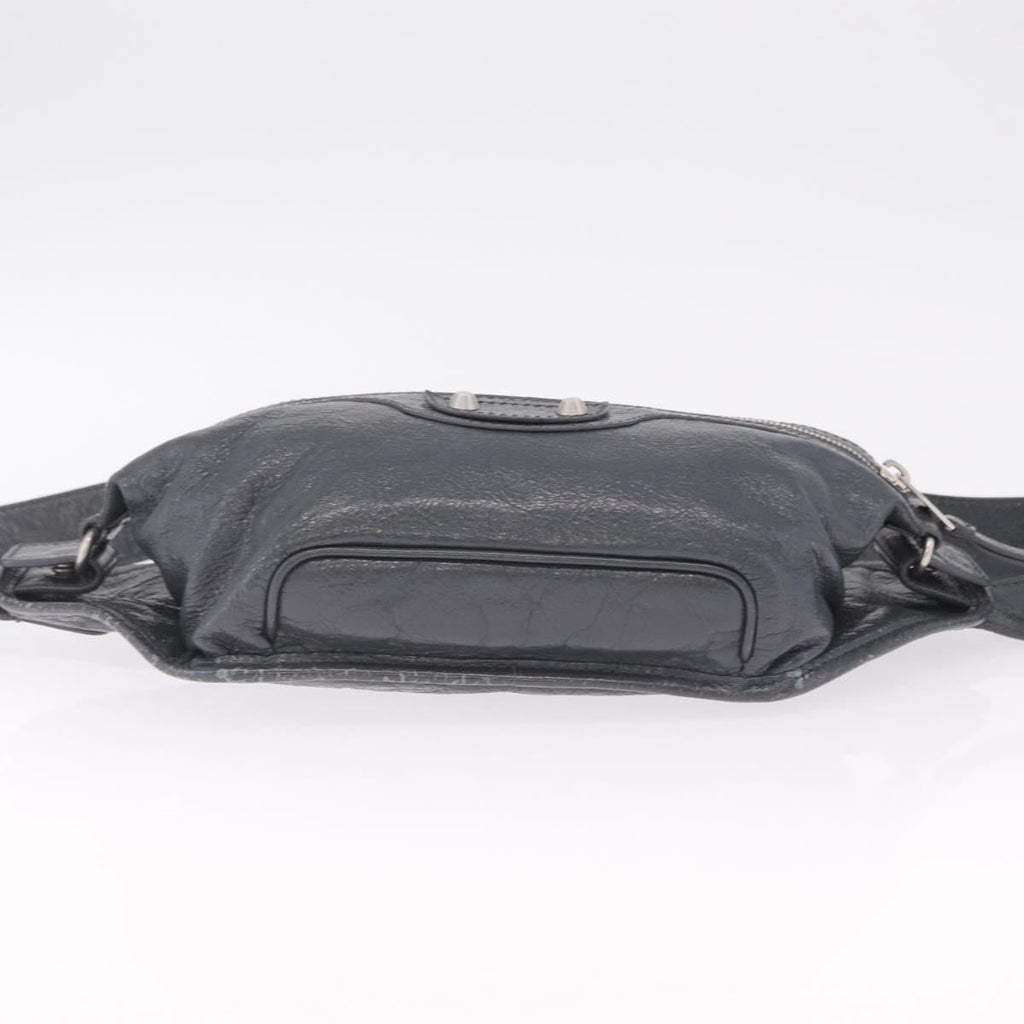 Balenciaga Body Bag Leather Gray 542013 Auth 213012A