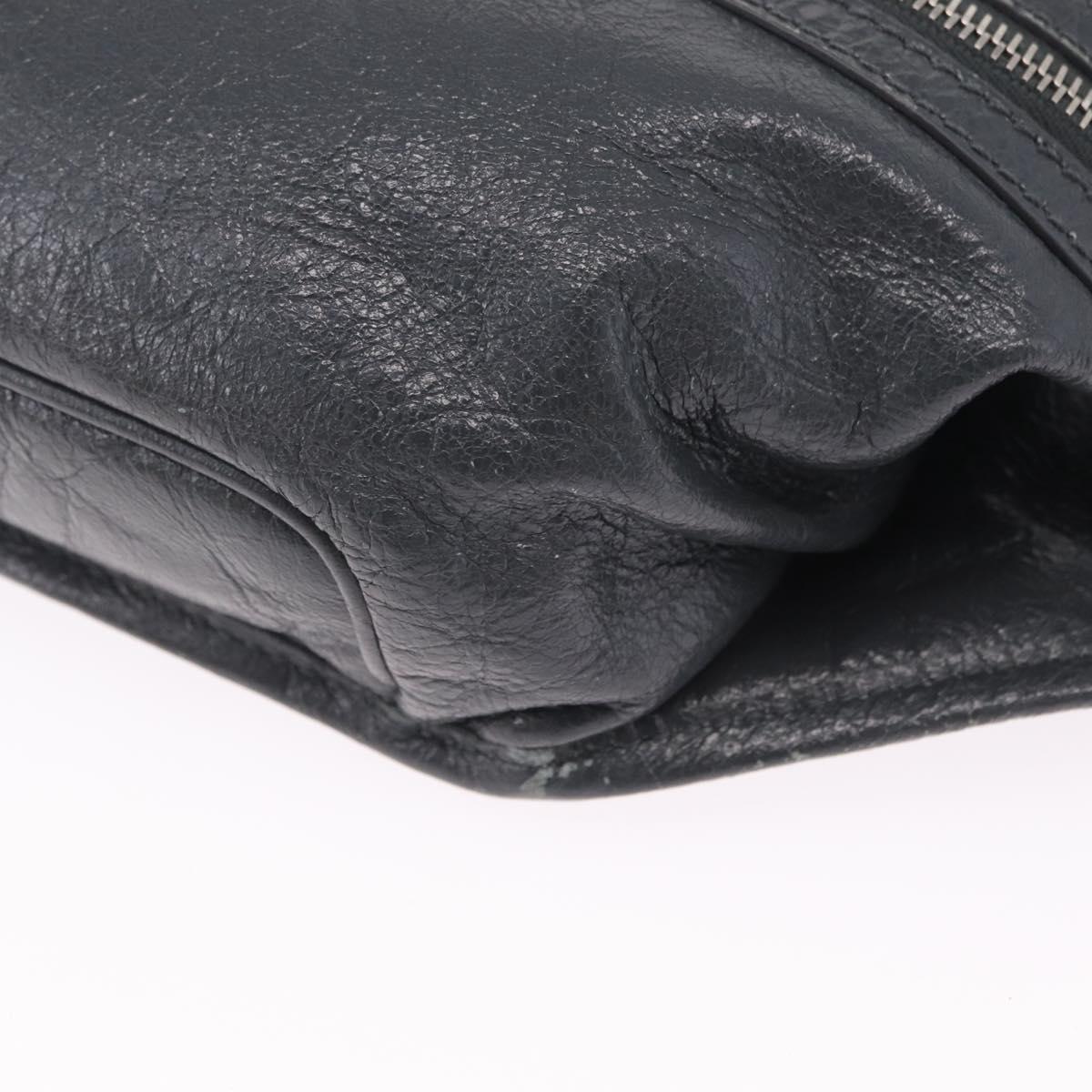 Balenciaga Body Bag Leather Gray 542013 Auth 213012A