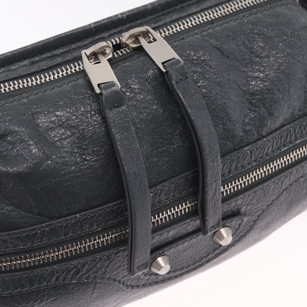 Balenciaga Body Bag Leather Gray 542013 Auth 213012A