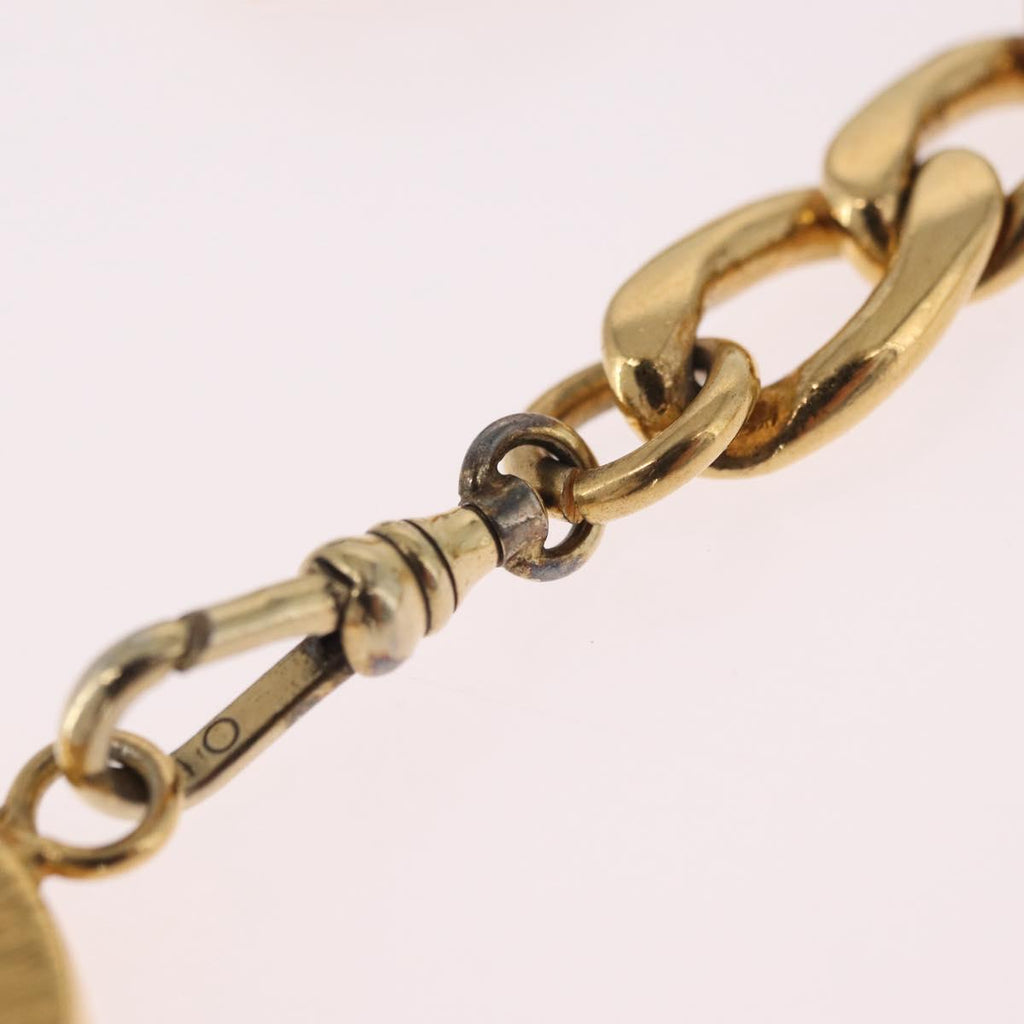 CHANEL Chain Belt metal 35.4"" Gold CC Auth 213052M