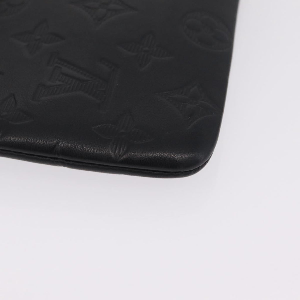 LOUIS VUITTON Monogram Shadow Pochette Discovery PM Black M44335 LV Auth 213135A