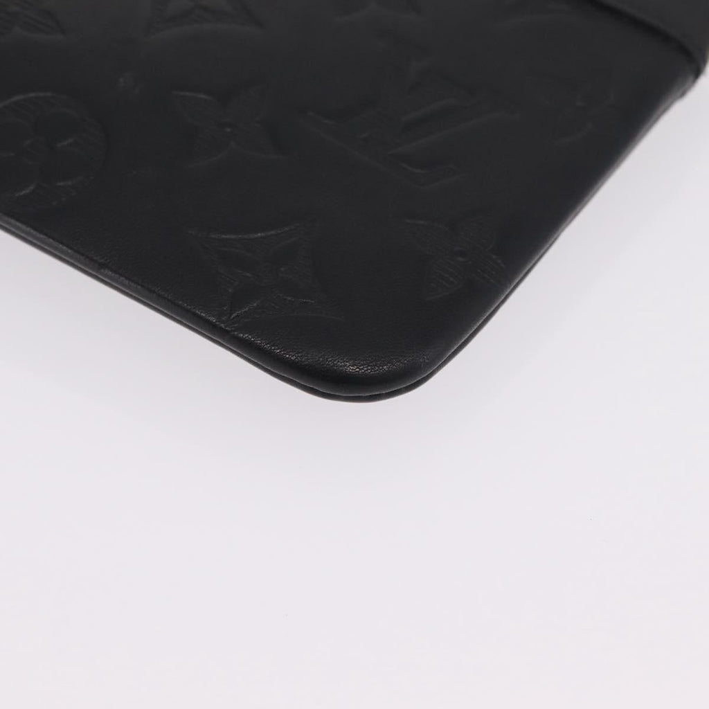 LOUIS VUITTON Monogram Shadow Pochette Discovery PM Black M44335 LV Auth 213135A