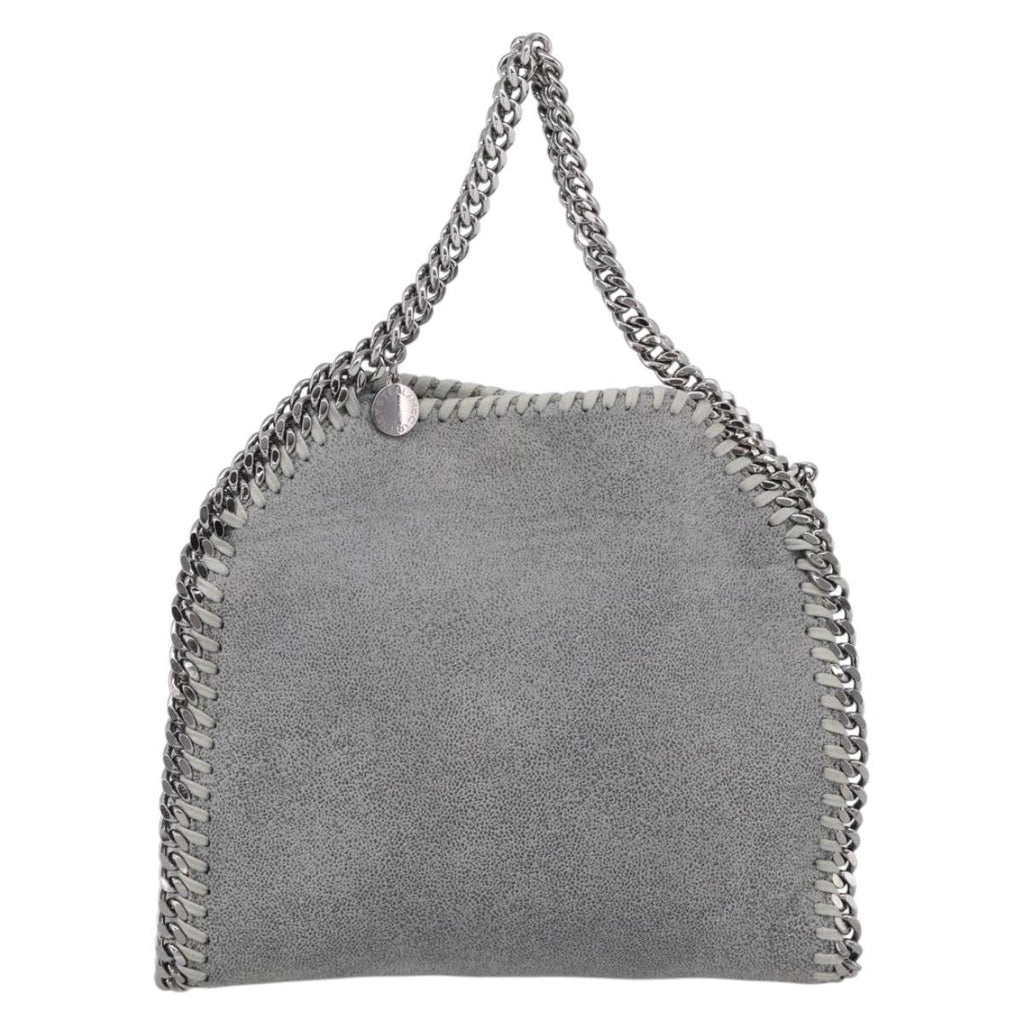 Stella McCartney Chain Falabella Bag Suede 2way Gray Gold 512064 Auth 213160V
