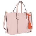 Tory Burch Perry Small Triple Compartment Bag Leather 2way Pink Auth 213162A