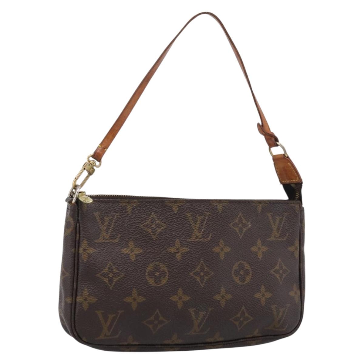 LOUIS VUITTON Monogram Pochette Accessoires Pouch M51980 LV Auth 213294