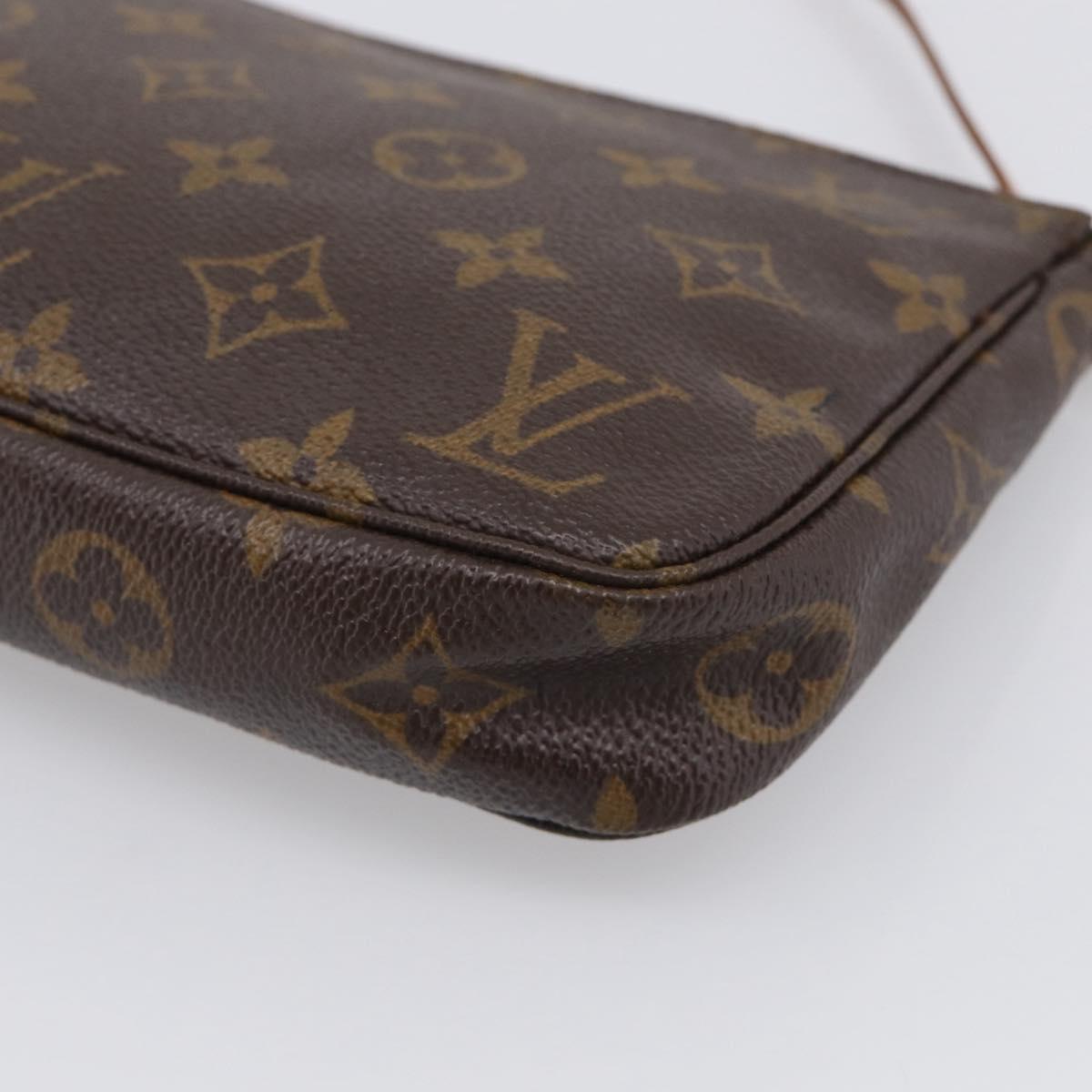 LOUIS VUITTON Monogram Pochette Accessoires Pouch M51980 LV Auth 213294