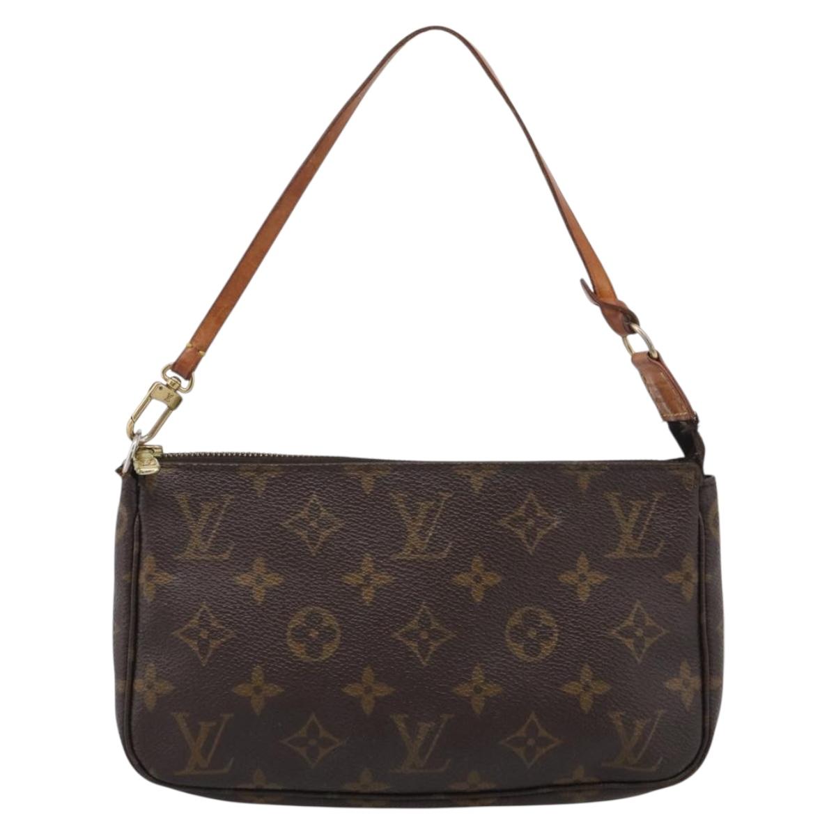 LOUIS VUITTON Monogram Pochette Accessoires Pouch M51980 LV Auth 213294