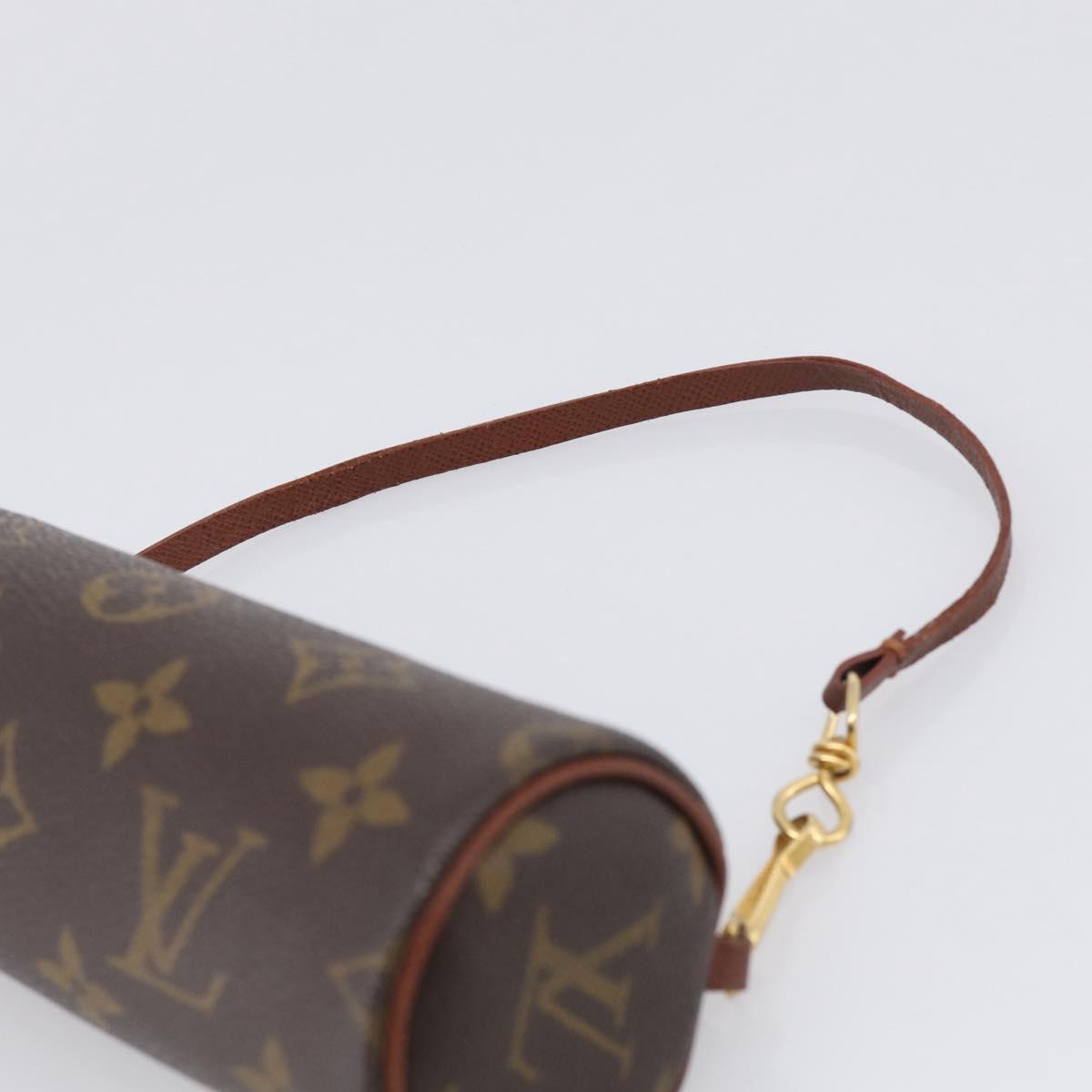 LOUIS VUITTON Monogram Papillon Pouch LV Auth 213349