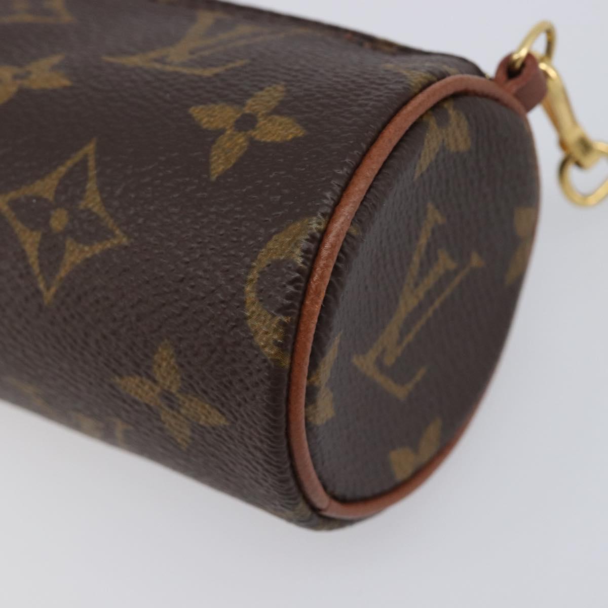 LOUIS VUITTON Monogram Papillon Pouch LV Auth 213410