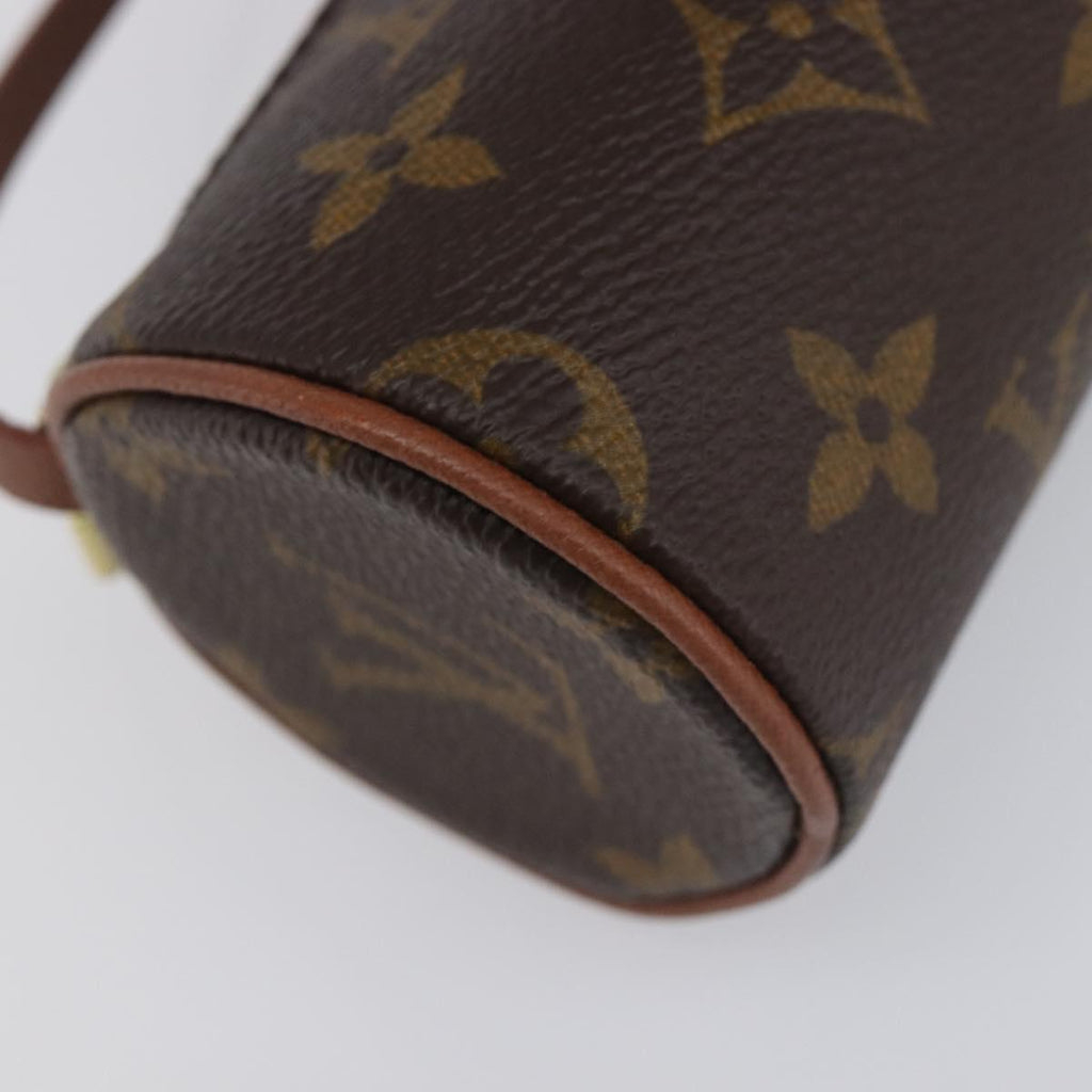 LOUIS VUITTON Monogram Papillon Pouch LV Auth 213410