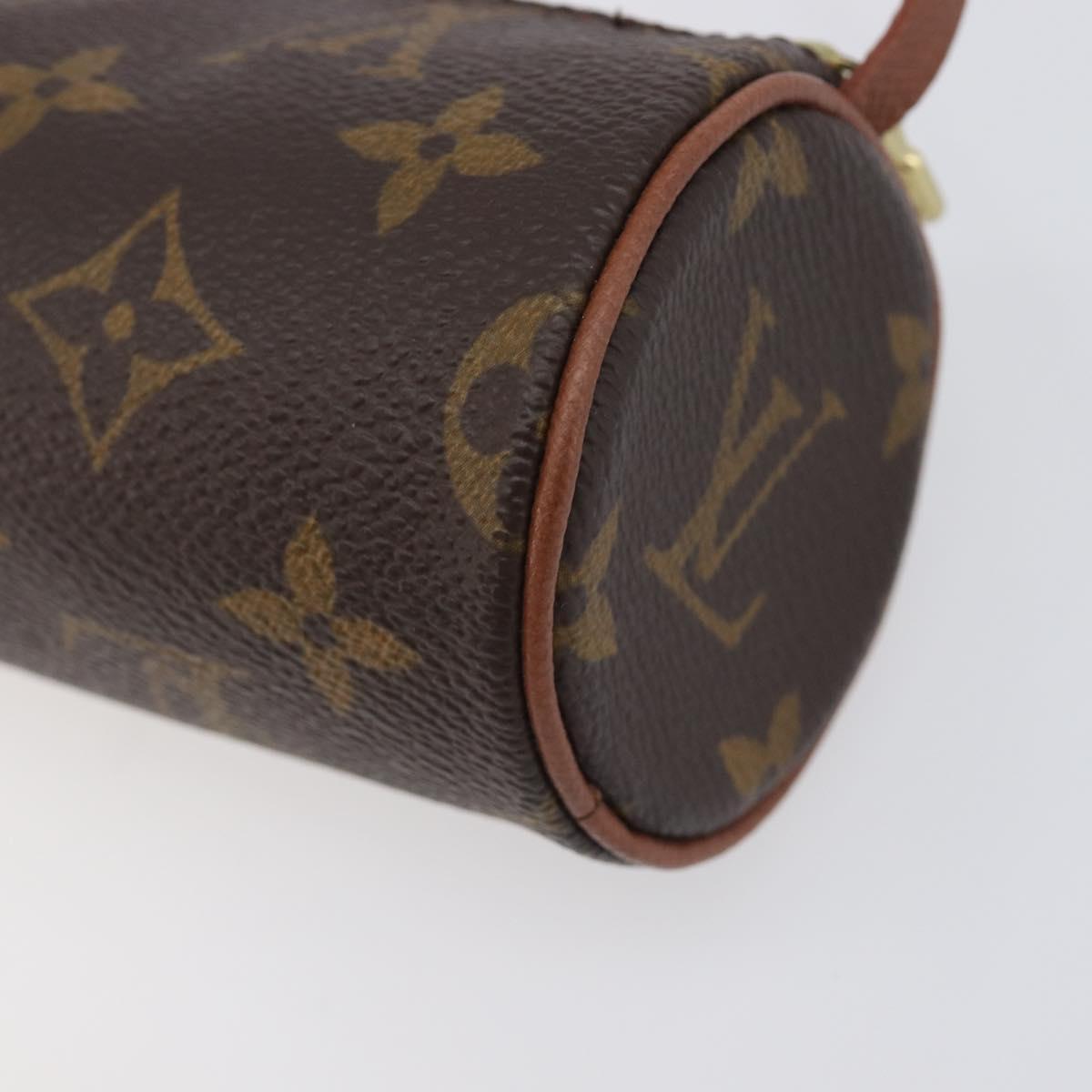 LOUIS VUITTON Monogram Papillon Pouch LV Auth 213410