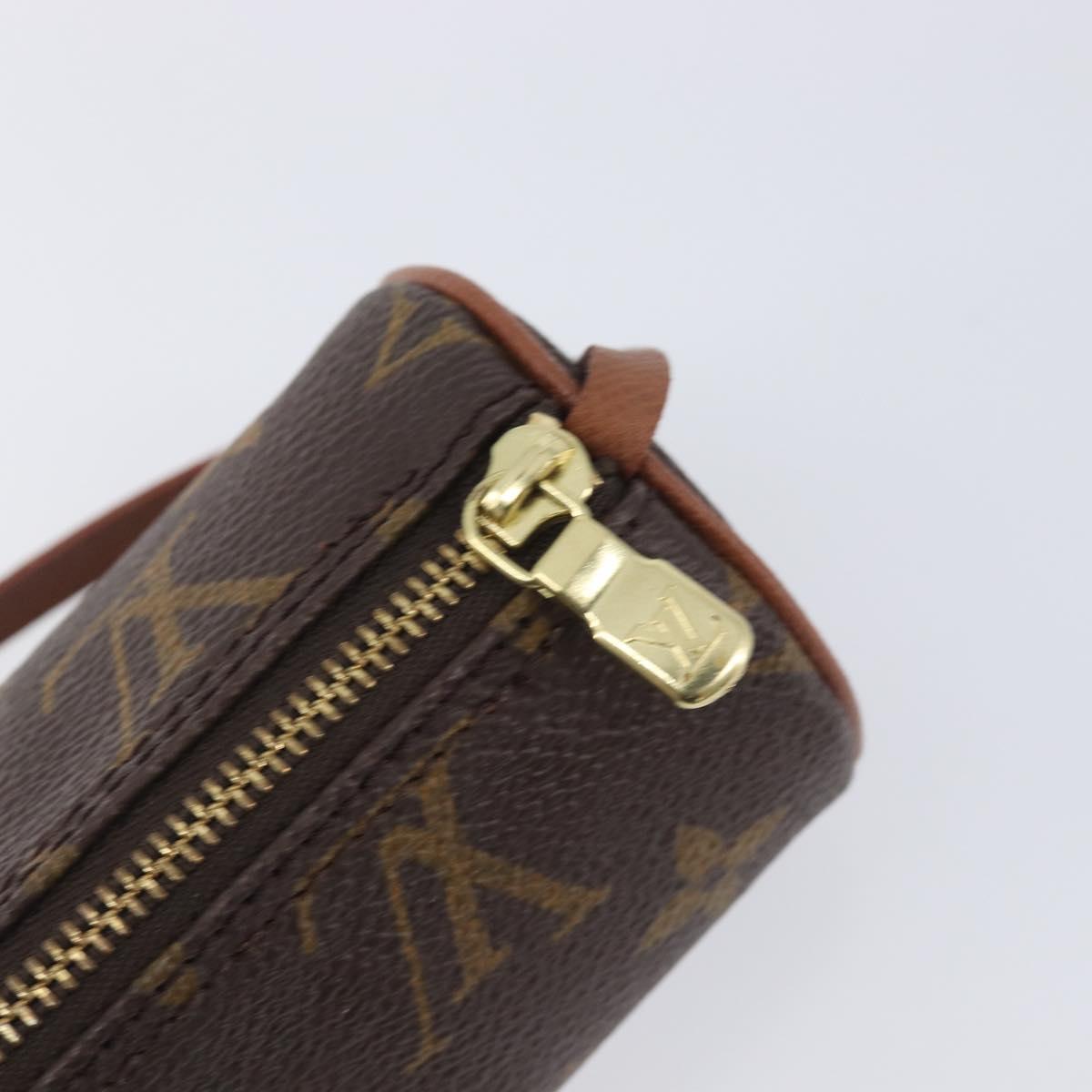 LOUIS VUITTON Monogram Papillon Pouch LV Auth 213410