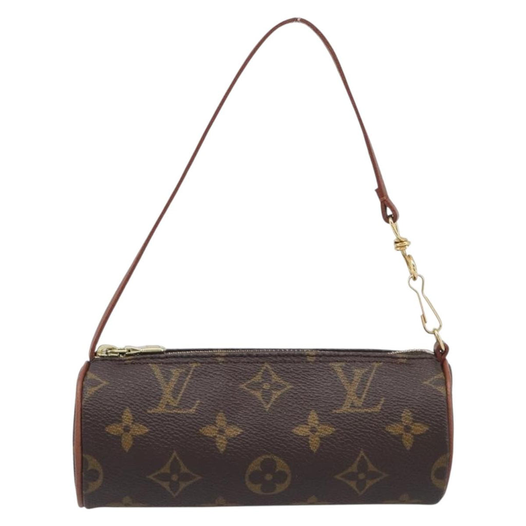LOUIS VUITTON Monogram Papillon Pouch LV Auth 213410