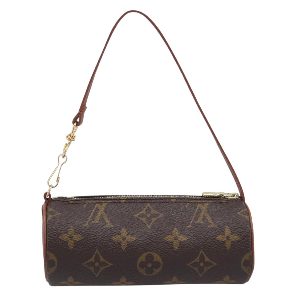 LOUIS VUITTON Monogram Papillon Pouch LV Auth 213410