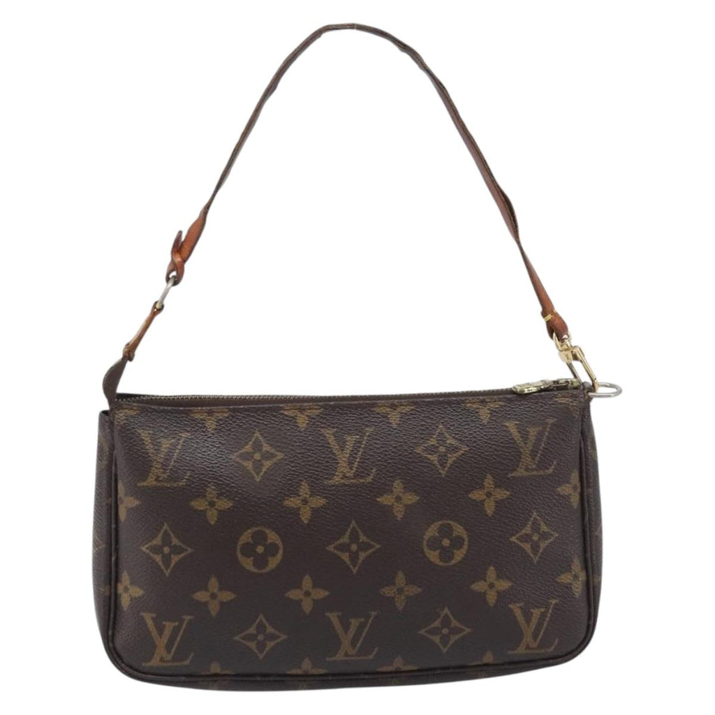 LOUIS VUITTON Monogram Pochette Accessoires Pouch M51980 LV Auth 213416