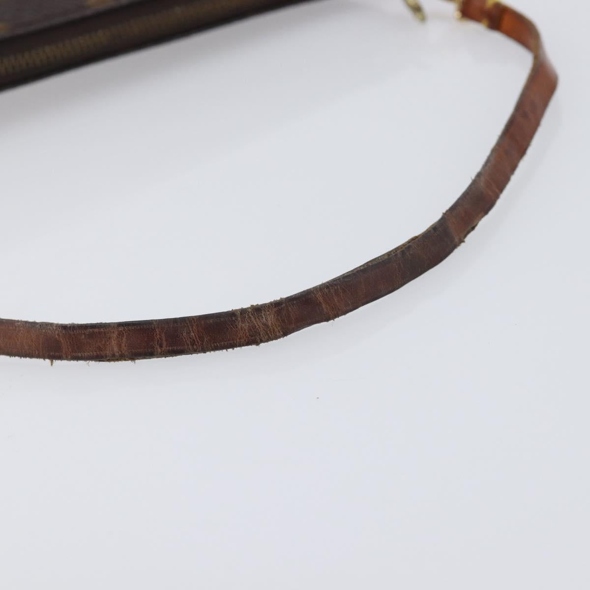 LOUIS VUITTON Monogram Pochette Accessoires Pouch M51980 LV Auth 213416