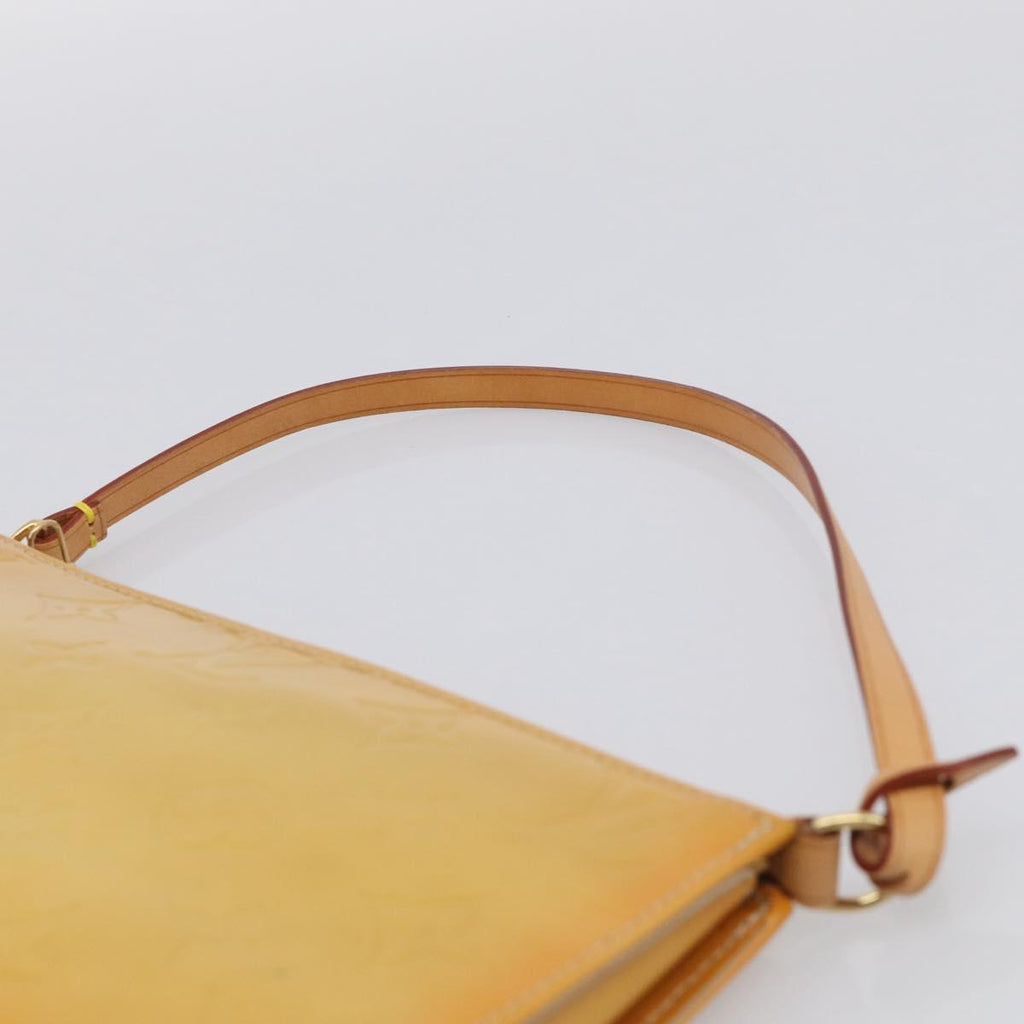 LOUIS VUITTON Monogram Vernis Lexington Pouch Beige M91010 LV Auth 213424A