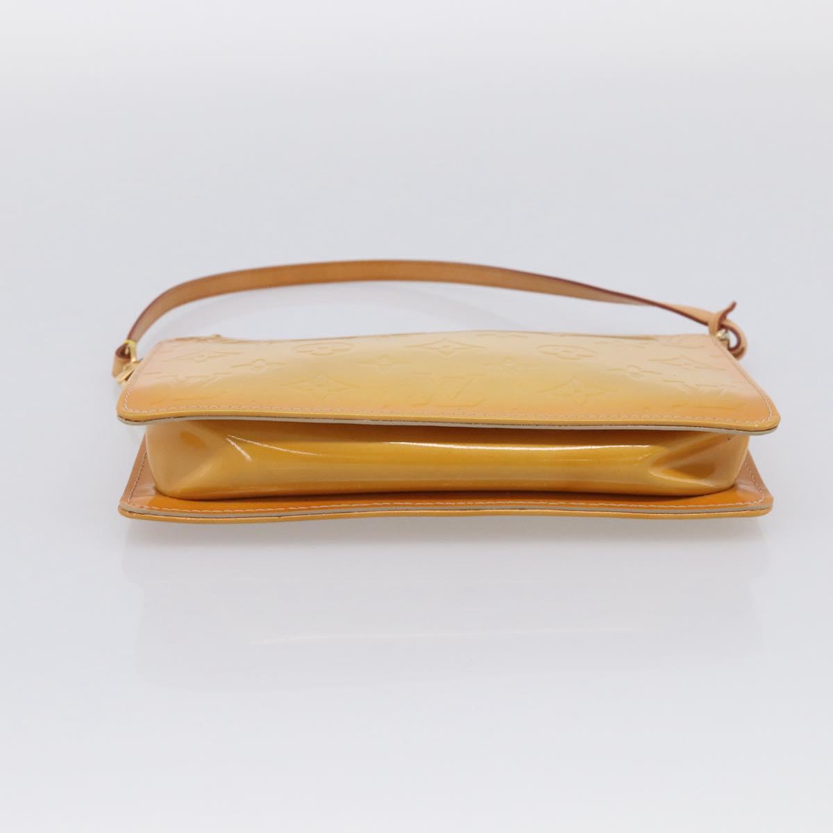 LOUIS VUITTON Monogram Vernis Lexington Pouch Beige M91010 LV Auth 213424A