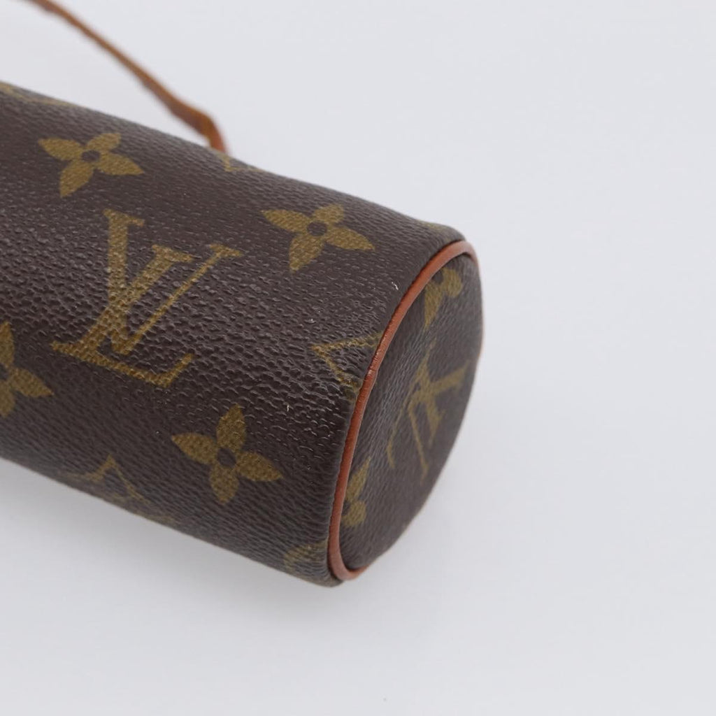 LOUIS VUITTON Monogram Papillon Pouch LV Auth 213454