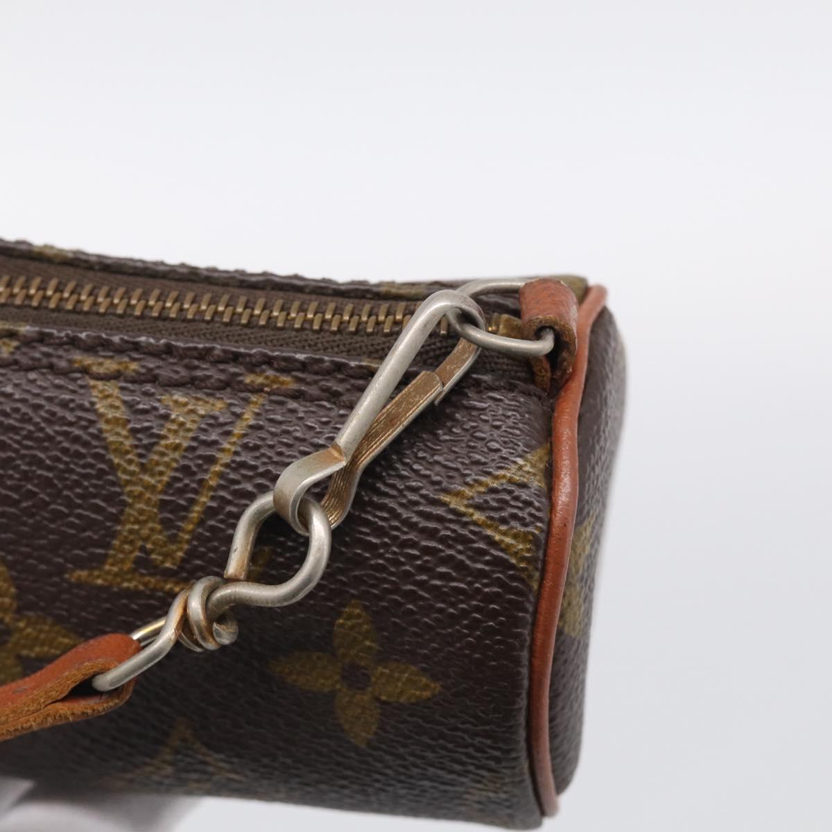 LOUIS VUITTON Monogram Papillon Pouch LV Auth 213454