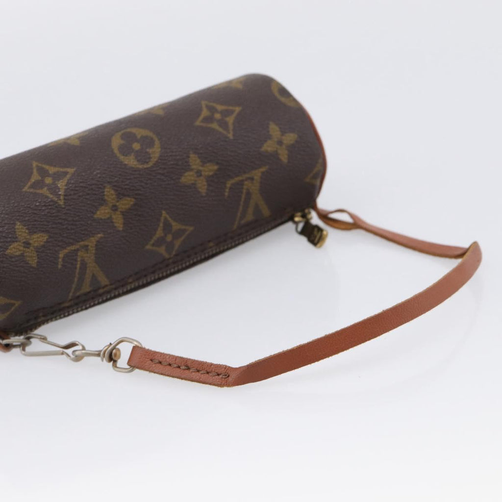 LOUIS VUITTON Monogram Papillon Pouch LV Auth 213454