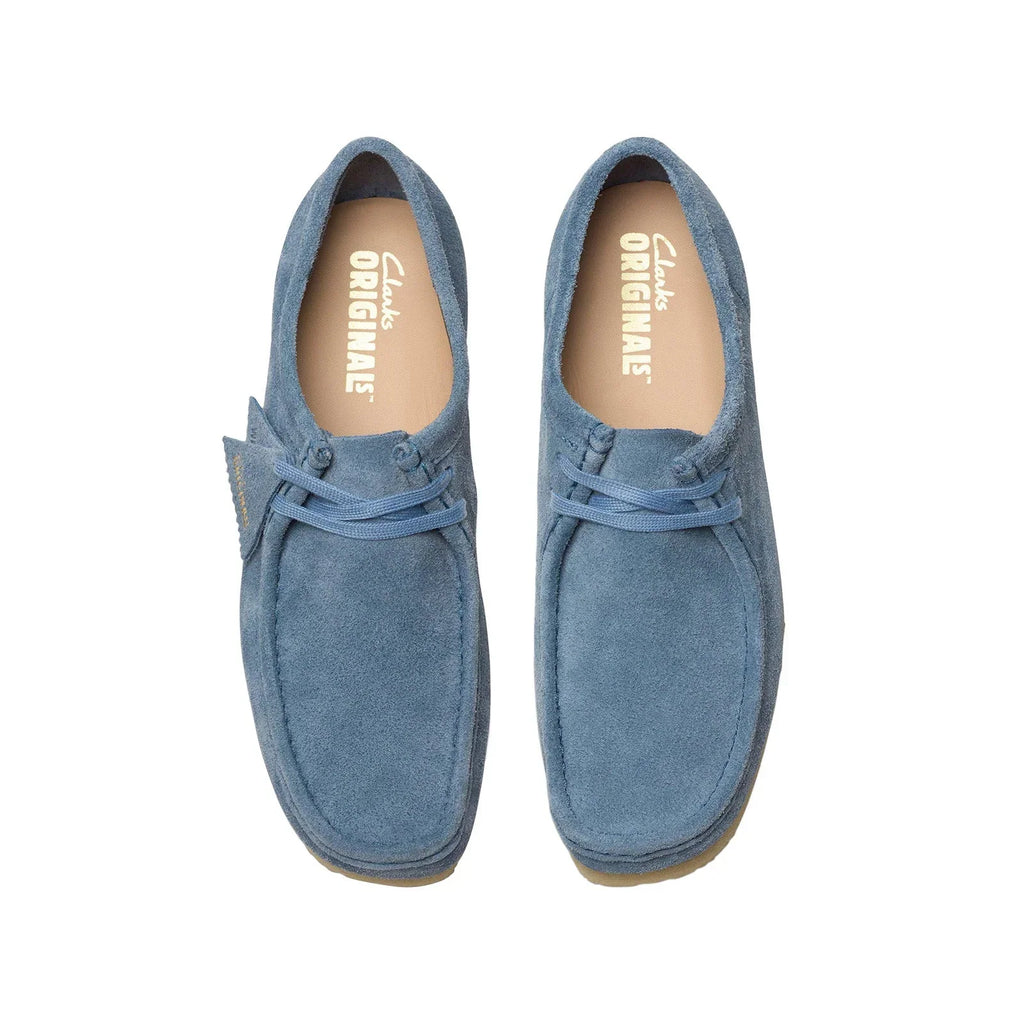 Clarks Wallabee French Light Blue Suede - 26179164