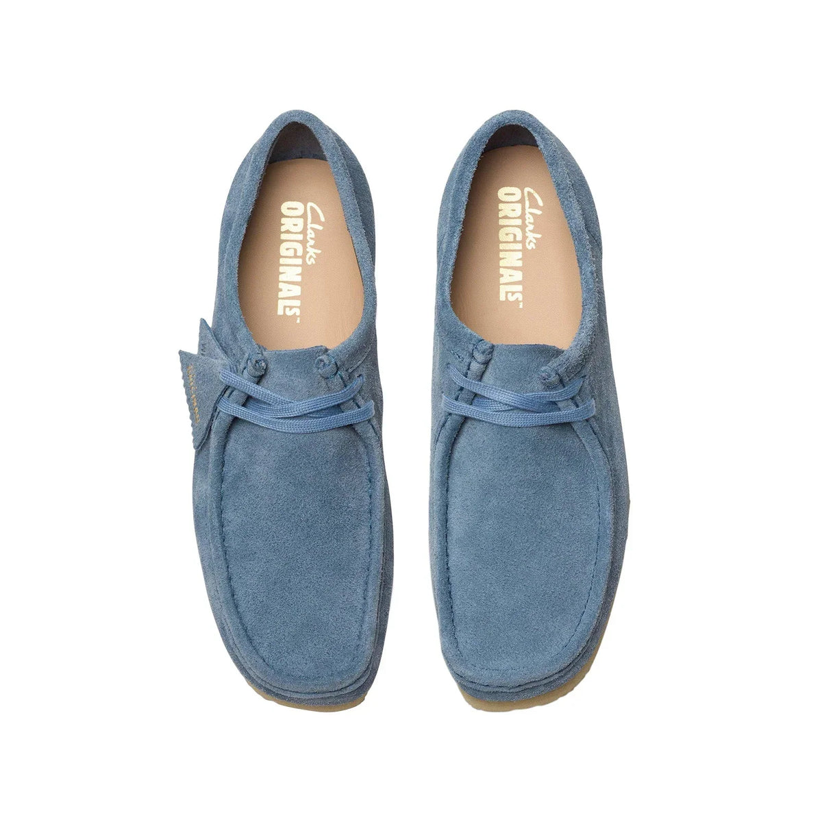 Clarks Wallabee French Light Blue Suede - 26179164