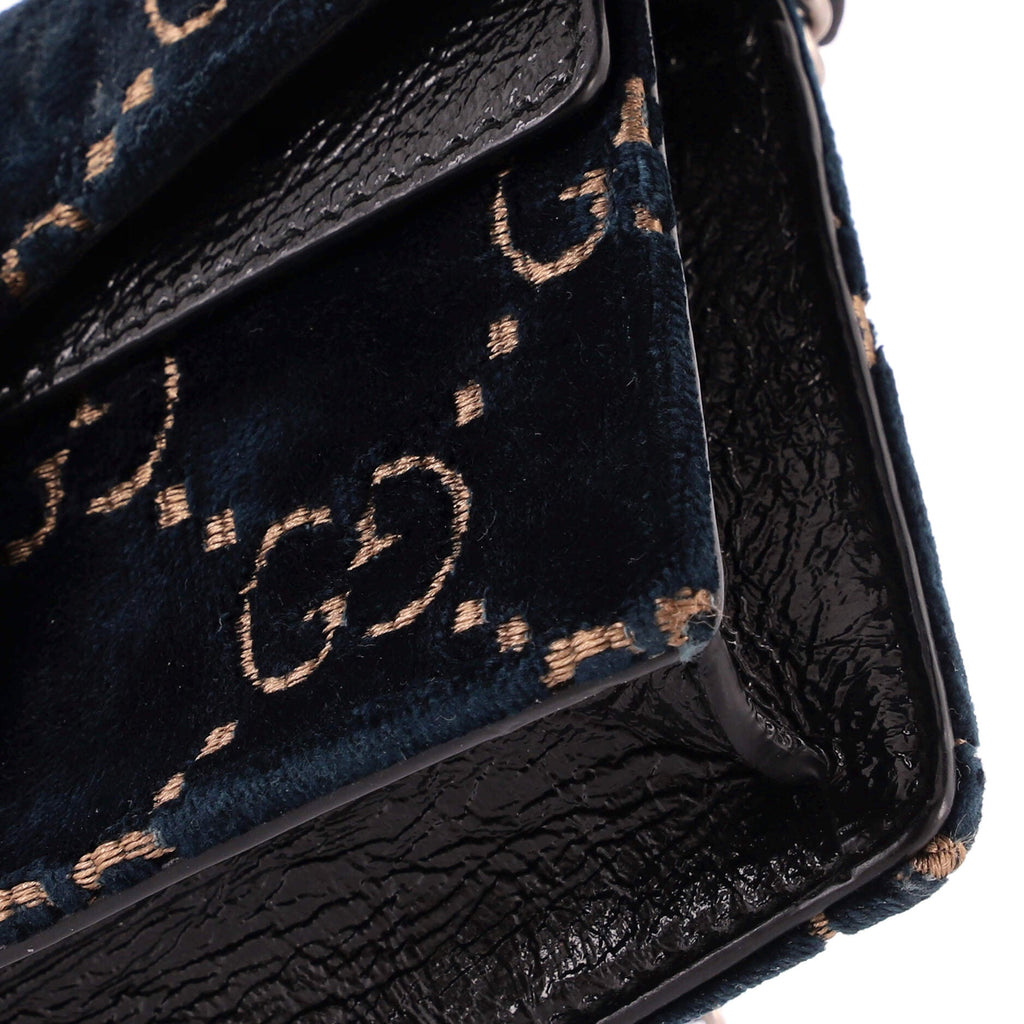Dionysus Bag GG Velvet Super Mini