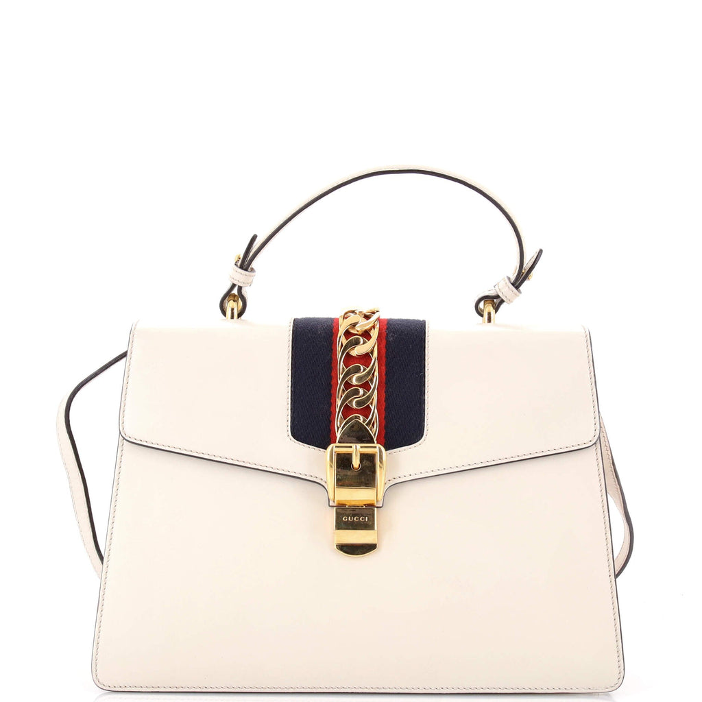 Sylvie Top Handle Bag Leather Medium