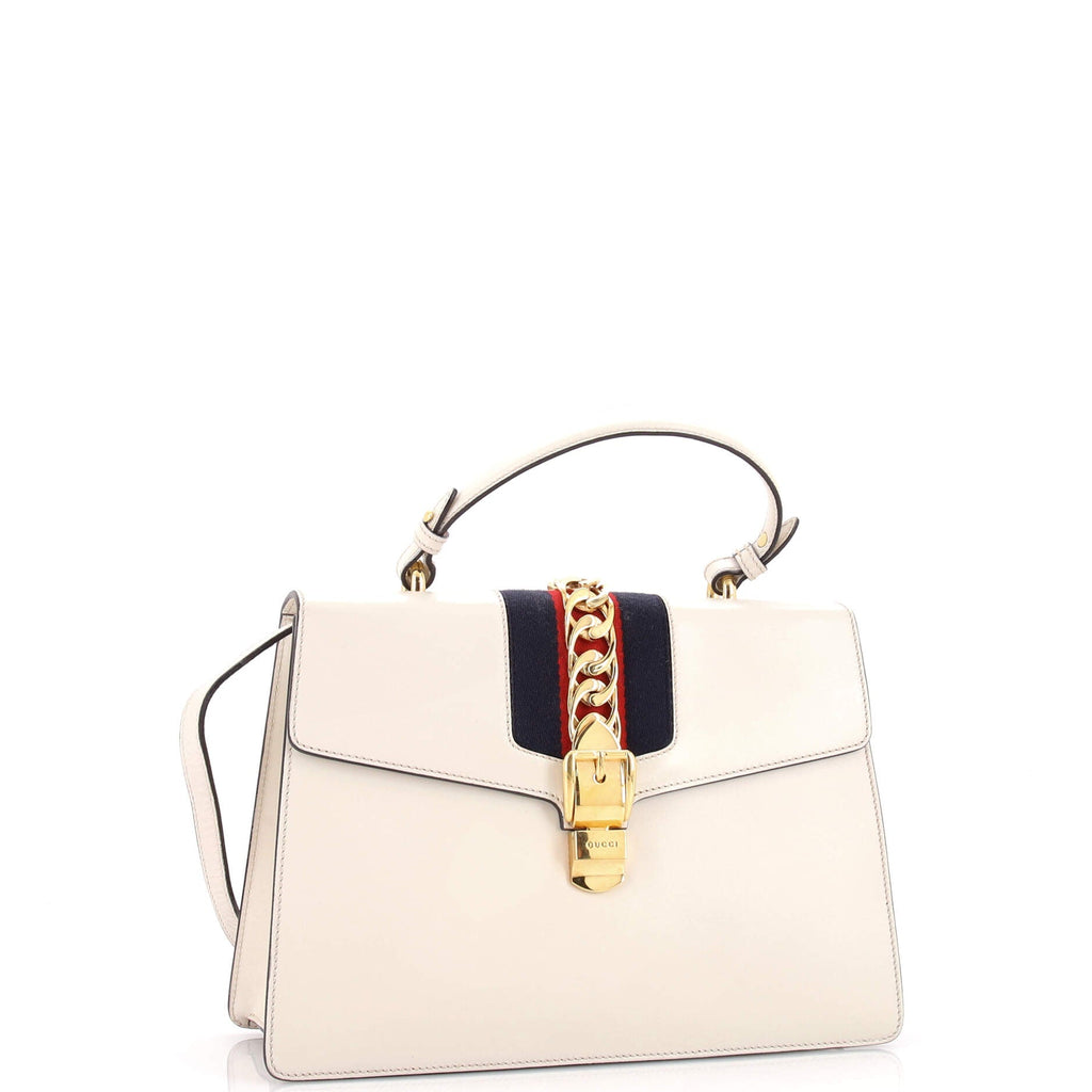 Sylvie Top Handle Bag Leather Medium