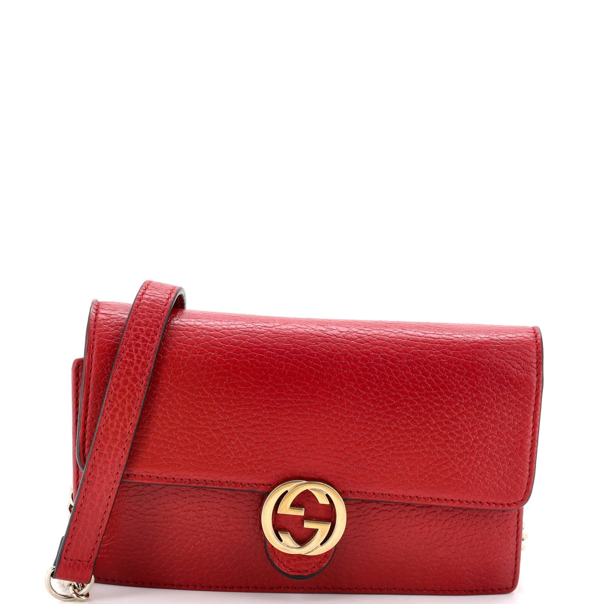 Interlocking Wallet on Chain Leather