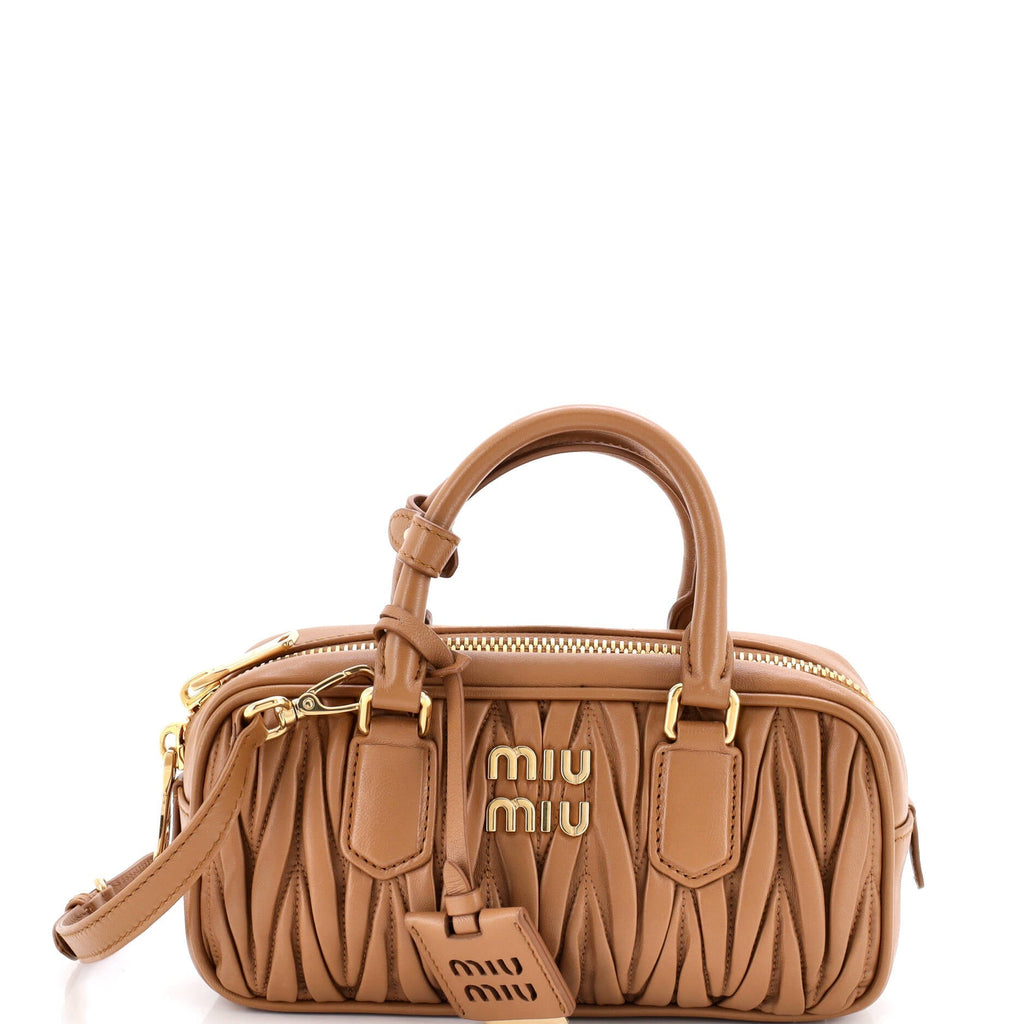 Arcadie Top Handle Bag Matelasse Leather Regular