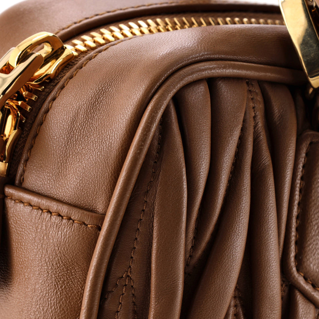 Arcadie Top Handle Bag Matelasse Leather Regular