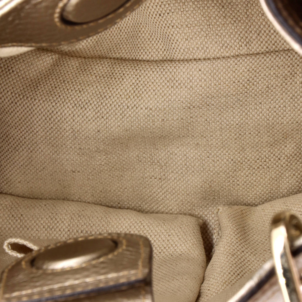 Bamboo Shopper Tote Leather Small