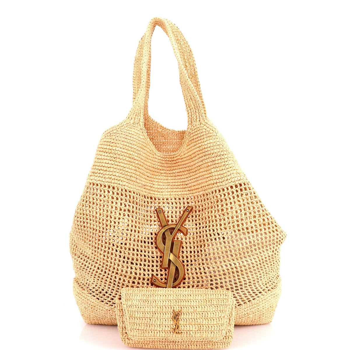 Icare Shopping Tote Raffia Maxi