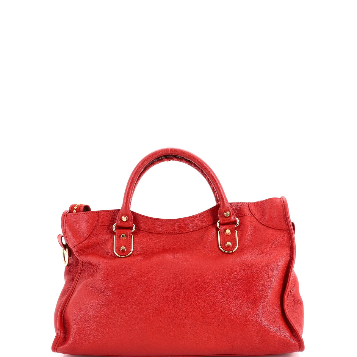 City Classic Metallic Edge Bag Leather Medium
